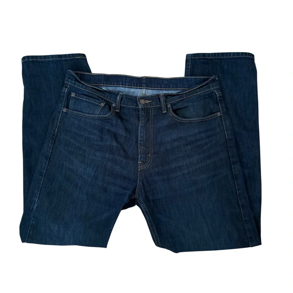 Levi's Men's Deep Blue Straight Jeans